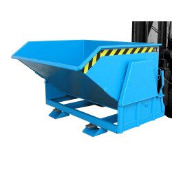 Bauer Kippbehälter Abrollmechanismus 1,2 m³ - max. 2000 kg - Stahl lackiert - RAL 5012 Lichtblau