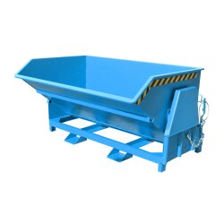 Bauer Kippbehälter Abrollmechanismus 2,0 m³ - max. 2000 kg - Stahl lackiert - RAL 5012 Lichtblau