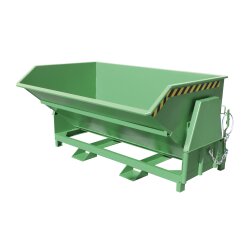 Bauer Kippbehälter Abrollmechanismus 2,0 m³ - max. 2000 kg - Stahl lackiert - RAL 6011 Resedagrün