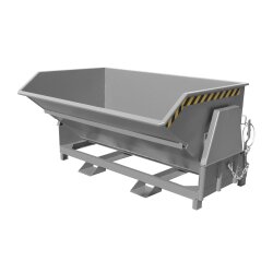 Bauer Kippbehälter Abrollmechanismus 2,0 m³ - max. 2000 kg - Stahl lackiert - RAL 7005 Mausgrau