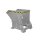 Bauer Kippbehälter Abrollmechanismus 0,5 m³ - max. 1000 kg - Stahl lackiert - RAL 7005 Mausgrau