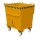 Bauer Klappbodenbehälter stapelbar 1,0 m³ - max. 2000 kg - Stahl lackiert - RAL 2000 Gelborange