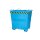 Bauer Klappbodenbehälter stapelbar 1,0 m³ - max. 2000 kg - Stahl lackiert - RAL 5012 Lichtblau