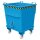 Bauer Klappbodenbehälter stapelbar 1,0 m³ - max. 2000 kg - Stahl lackiert - RAL 5012 Lichtblau