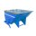 Bauer Großraumbehälter mit seitlichem Drehlager 2,0 m³ - max. 2500 kg - Stahl lackiert - RAL 5012 Lichtblau