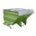 Bauer Großraumbehälter mit seitlichem Drehlager 4,0 m³ - max. 2500 kg - Stahl lackiert - RAL 6011 Resedagrün