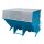 Bauer Großraumbehälter mit seitlichem Drehlager 5,0 m³ - max. 2500 kg - Stahl lackiert - RAL 5012 Lichtblau
