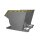 Bauer Kippbehälter 2,0 m³ - max. 3000 kg - Stahl lackiert - für Stapler - RAL 7005 Mausgrau