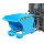 Bauer Kippbehälter 0,3 m³ - max. 1500 kg - Stahl lackiert - für Stapler - RAL 5012 Lichtblau