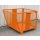 Bauer Gitterbehälter - Auskippen mit Traverse 0,9 m³ - max. 500 kg - Stahl lackiert - RAL 2000 Gelborange
