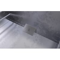 Bauer Späne Stapelkipper Ablasshahn Siebblech 1,5 m³ - max. 2000 kg - Stahl lackiert - RAL 7005 Mausgrau