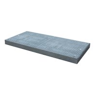 Bauer Befahrbare Bodenschutzwanne -„„ 2000 x 1000 x 123 mm - Flächenlast 5000 kg/m² - verzinkt