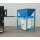 Bauer Stand Befülltrichter für Befüllung von Big-Bags / Behältern mit Schüttgütern Stahl lackiert - RAL 2000 Gelborange