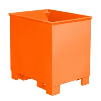 Bauer Kasten für Schüttgüter 0,3 m³ - max. 500 kg - Stahl lackiert - RAL 2000 Gelborange