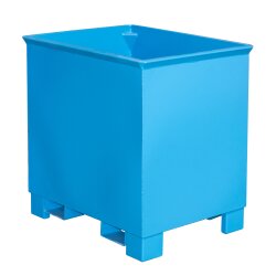 Bauer Kasten für Schüttgüter 0,3 m³ - max. 500 kg - Stahl lackiert - RAL 5012 Lichtblau