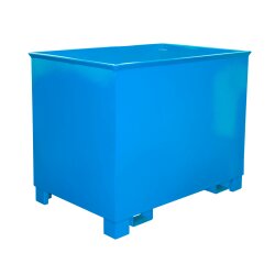 Bauer Kasten für Schüttgüter 0,8 m³ - max. 1000 kg - Stahl lackiert - RAL 5012 Lichtblau