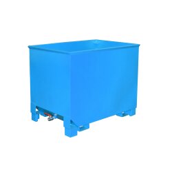 Bauer Behälter für Routenzüge 0,8 m³ - max. 1000 kg - Stahl lackiert - RAL 5012 Lichtblau