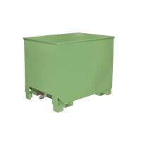 Bauer Behälter für Routenzüge 0,8 m³ - max. 1000 kg - Stahl lackiert - RAL 6011 Resedagrün