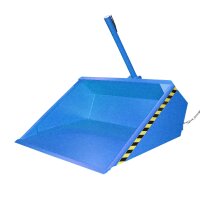 Bauer Hydraulische Schaufel für dosierte Entleerung 0,95 m³ max. 1000 kg - Stahl Lackiert - RAL 5012 Lichtblau