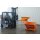 Bauer Kippbehälter 0,15 m³ - max. 750 kg - Stahl lackiert - für Stapler - RAL 2000 Gelborange