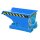 Bauer Kippbehälter 0,15 m³ - max. 750 kg - Stahl lackiert - für Stapler - RAL 5012 Lichtblau