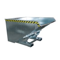Bauer Kippbehälter 1,7 m³ - max. 1500 kg - Stahl - für Stapler - feuerverzinkt