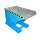 Bauer Kippbehälter 0,30 m³ - max. 750 kg - Stahl lackiert - für Stapler - RAL 5012 Lichtblau