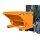 Bauer Kippbehälter 0,60 m³ - max. 1000 kg - Stahl lackiert - für Stapler - RAL 2000 Gelborange