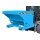 Bauer Kippbehälter 0,60 m³ - max. 1000 kg - Stahl lackiert - für Stapler - RAL 5012 Lichtblau