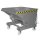 Bauer Kippbehälter 0,60 m³ - max. 1000 kg - Stahl lackiert - für Stapler - RAL 7005 Mausgrau