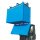 Bauer Klappbodenbehälter 3-fach stapelbar 1,5 m³ - max. 1500 kg - Stahl lackiert - RAL 5012 Lichtblau