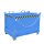 Bauer Klappbodenbehälter 3-fach stapelbar 0,5 m³ - max. 1000 kg - Stahl lackiert - RAL 5012 Lichtblau