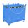Bauer Klappbodenbehälter 3-fach stapelbar 0,75 m³ - max. 1000 kg - Stahl lackiert - RAL 5012 Lichtblau
