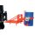 Bauer Fasskipper für 110 - 220 Liter Fässer - Kippvorgang mit Handkurbel - Aufnahmen für Gabelstapler - Stahl lackiert - RAL 3000 Feuerrot