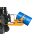 Bauer Fasskipper für 200 Liter Fässer - Kippvorgang mit Hubzylinder - Aufnahmen für Gabelstapler - Stahl lackiert - RAL 2000 Gelborange