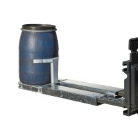Bauer Fassheber f&uuml;r 1 x 120 Liter Fass - max. 300 kg - mit Greifklammern - Stahl - feuerverzinkt