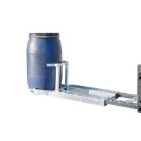 Bauer Fassheber f&uuml;r 1 x 220 Liter Fass - max. 360 kg - mit Greifklammern - Stahl - feuerverzinkt
