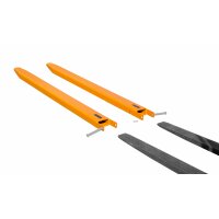 Bauer Gabelverlängerung GG 100/40 (Länge 1800) - lackiert - RAL 7021 Schwarzgrau