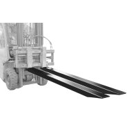 Bauer Gabelverlängerung GG 80/40 (Länge 1600) - lackiert - RAL 7021 Schwarzgrau