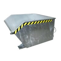 Bauer Kippbehälter mit geringer Bauhöhe 1,0 m³ - max. 1500 kg - Stahl - feuerverzinkt