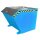 Bauer Kippbehälter mit geringer Bauhöhe 1,5 m³ - max. 1500 kg - Stahl lackiert - RAL 5012 Lichtblau