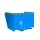 Bauer Kippbehälter mit geringer Bauhöhe 2,0 m³ - max. 1500 kg - Stahl lackiert - RAL 5012 Lichtblau