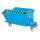 Bauer Kippbehälter mit geringer Bauhöhe 0,3 m³ - max. 750 kg - Stahl lackiert - RAL 5012 Lichtblau