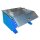Bauer Kippbehälter mit geringer Bauhöhe 0,75 m³ - max. 1000 kg - Stahl lackiert - RAL 5012 Lichtblau