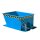 Bauer Kippbehälter mit Seilzug zu öffnen 0,3 m³ - max. 750 kg - Stahl lackiert - RAL 5012 Lichtblau