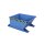 Bauer Kippbehälter mit Seilzug zu öffnen 0,3 m³ - max. 750 kg - Stahl lackiert - RAL 5012 Lichtblau