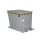 Bauer Kippbehälter mit Seilzug zu öffnen 0,55 m³ - max. 1000 kg - Stahl lackiert - RAL 7005 Mausgrau