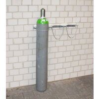 Bauer Gasflaschen Wandhalterung 3 Flaschen - &Oslash; 230 mm - mit Kettensicherung - Feuerverzinkt