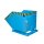Bauer Kastenförmige Kippmulden für Schüttgüter 0,6 m³ - max. 300 kg - Stahl lackiert - RAL 5012 Lichtblau