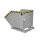 Bauer Kastenförmige Kippmulden für Schüttgüter 0,6 m³ - max. 300 kg - Stahl lackiert - RAL 7005 Mausgrau